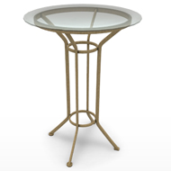 Glass Stool Table 18